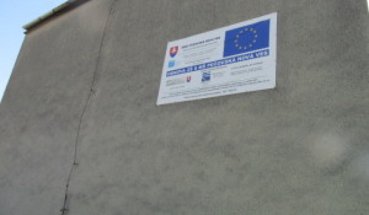 1. fotografia fotogalérie Projekty a investičné zámery / Obnova Základnej a materskej školy v obci Pečovská Nová Ves - foto