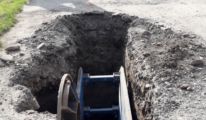 9. fotografia fotogalérie Dobudovanie kanalizácie v obci