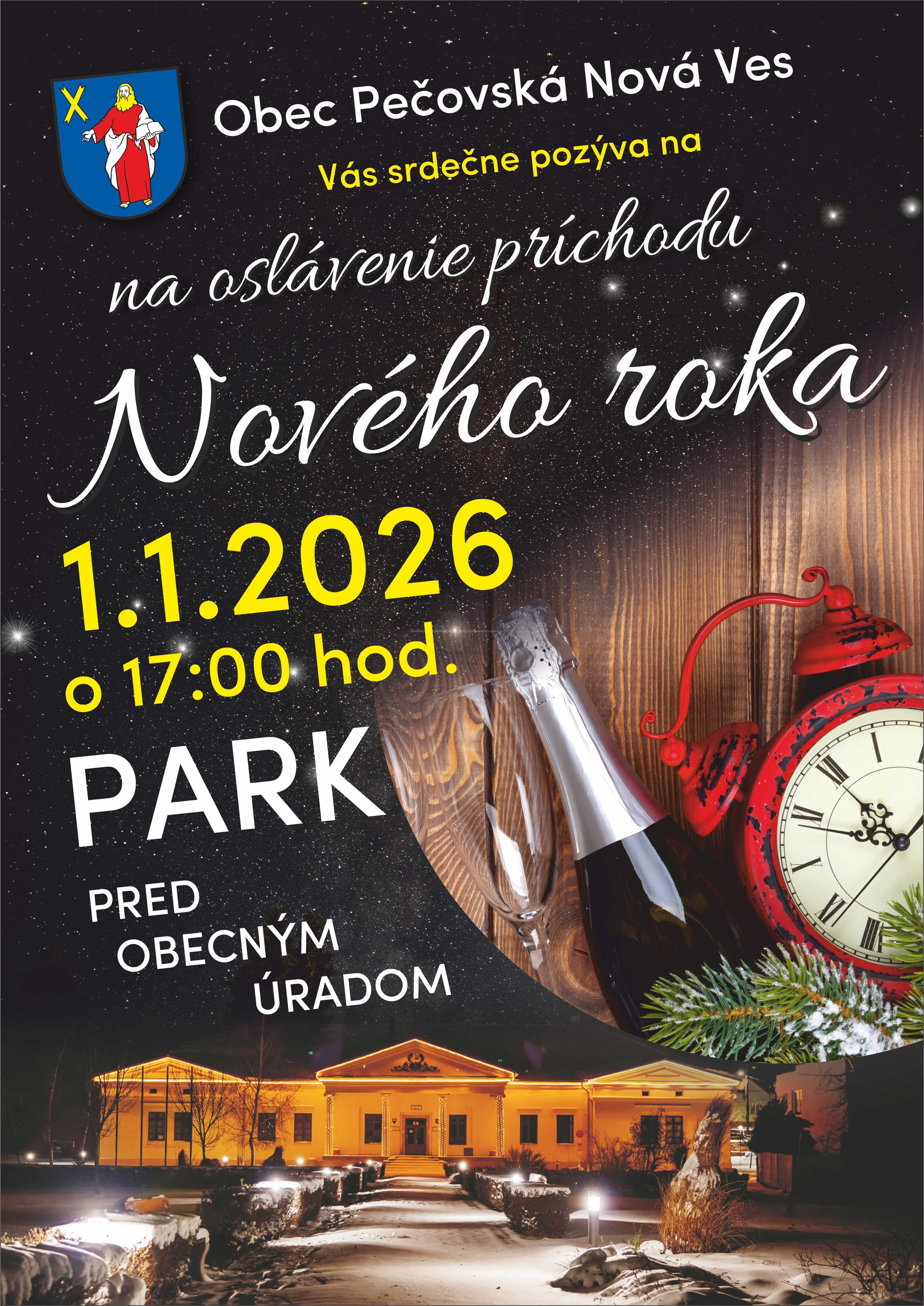 Oslávenie príchodu Nového roka 1.1.2026