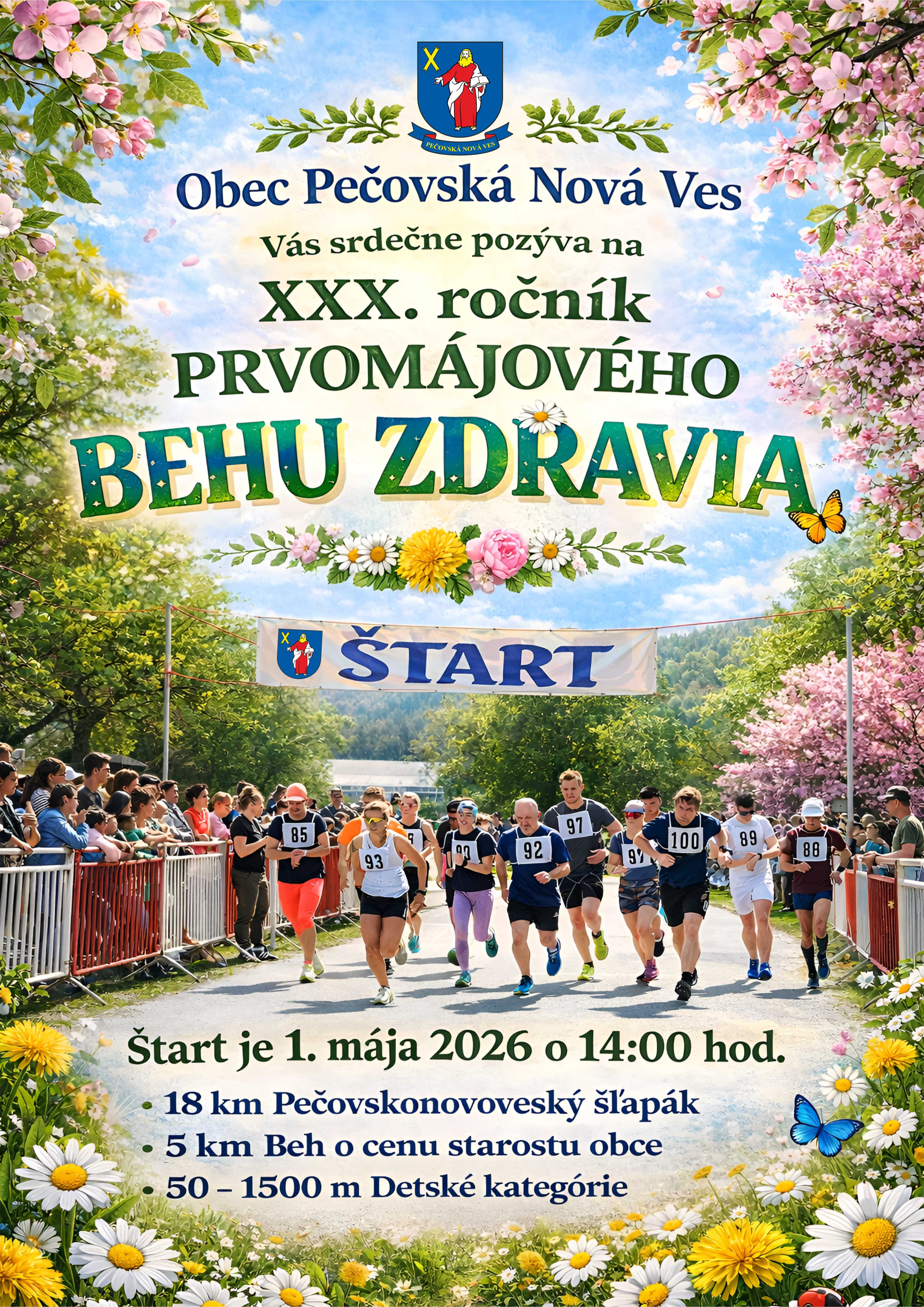 Prvomájový beh zdravia 2026