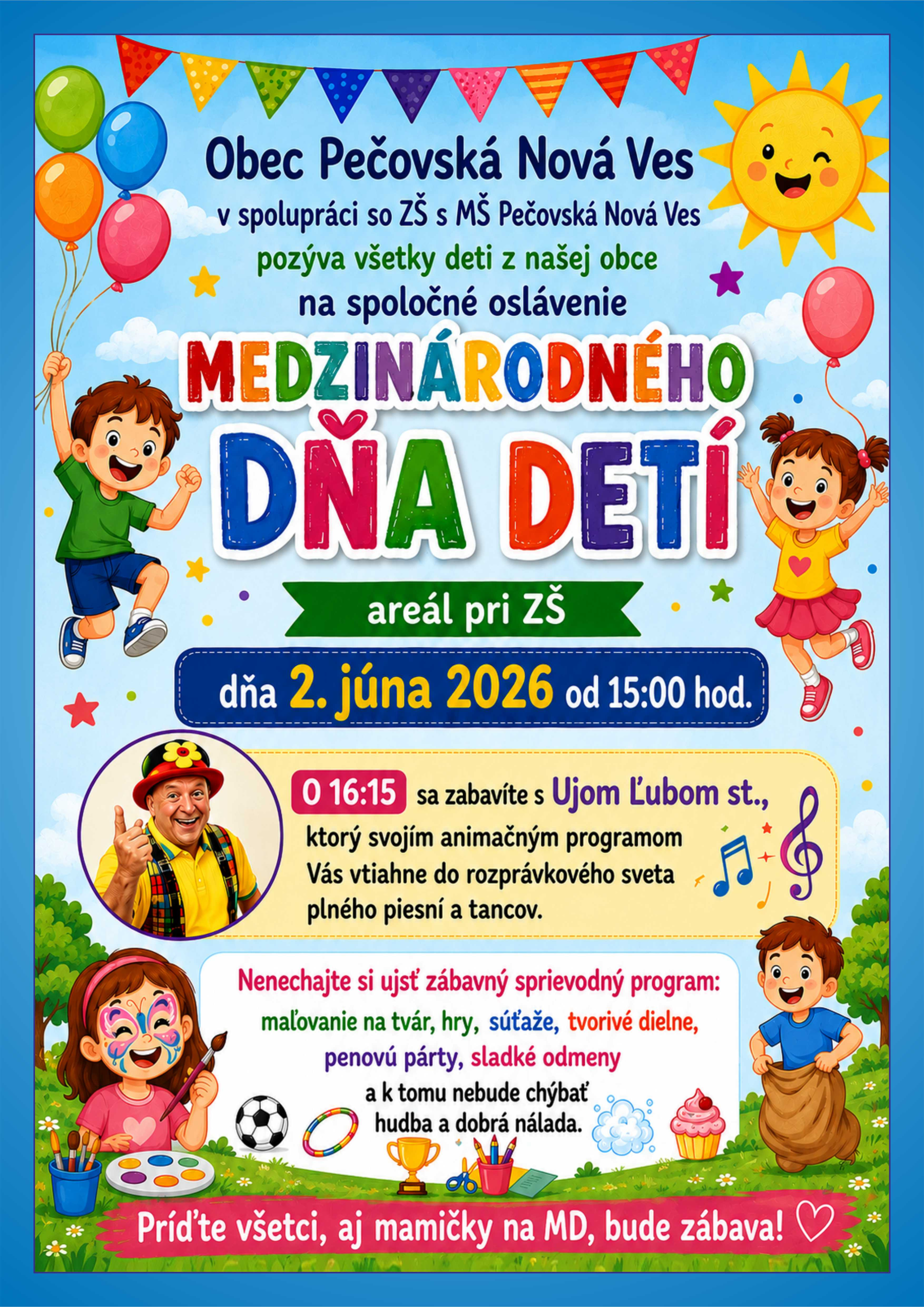 Medzinárodný deň detí 2.6.2026