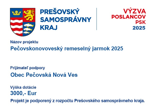 Fotka - Pečovskonovoveský remeselný jarmok 2025
