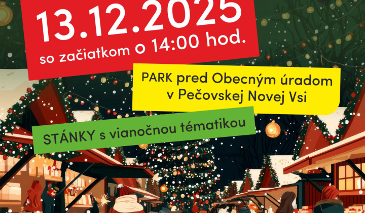 Fotka - Vianočné trhy - v sobotu 13.12.2025  o 14.00 hod.