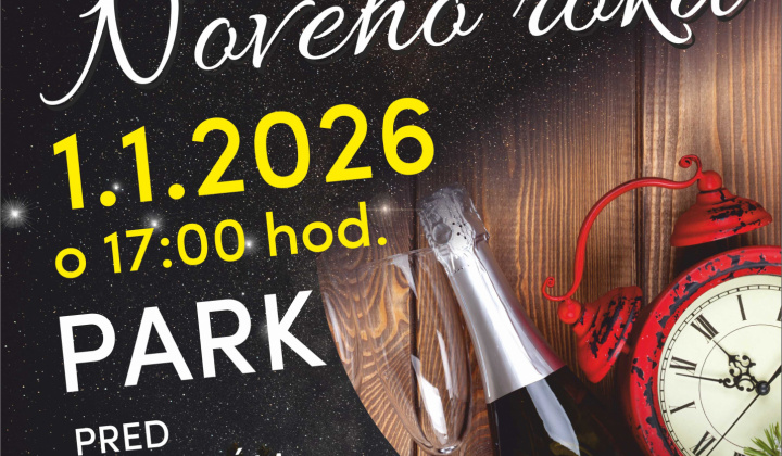 Fotka - Oslávenie príchodu Nového roka - 1.1.2026 o 17.00 hod. v parku pred obecným úradom